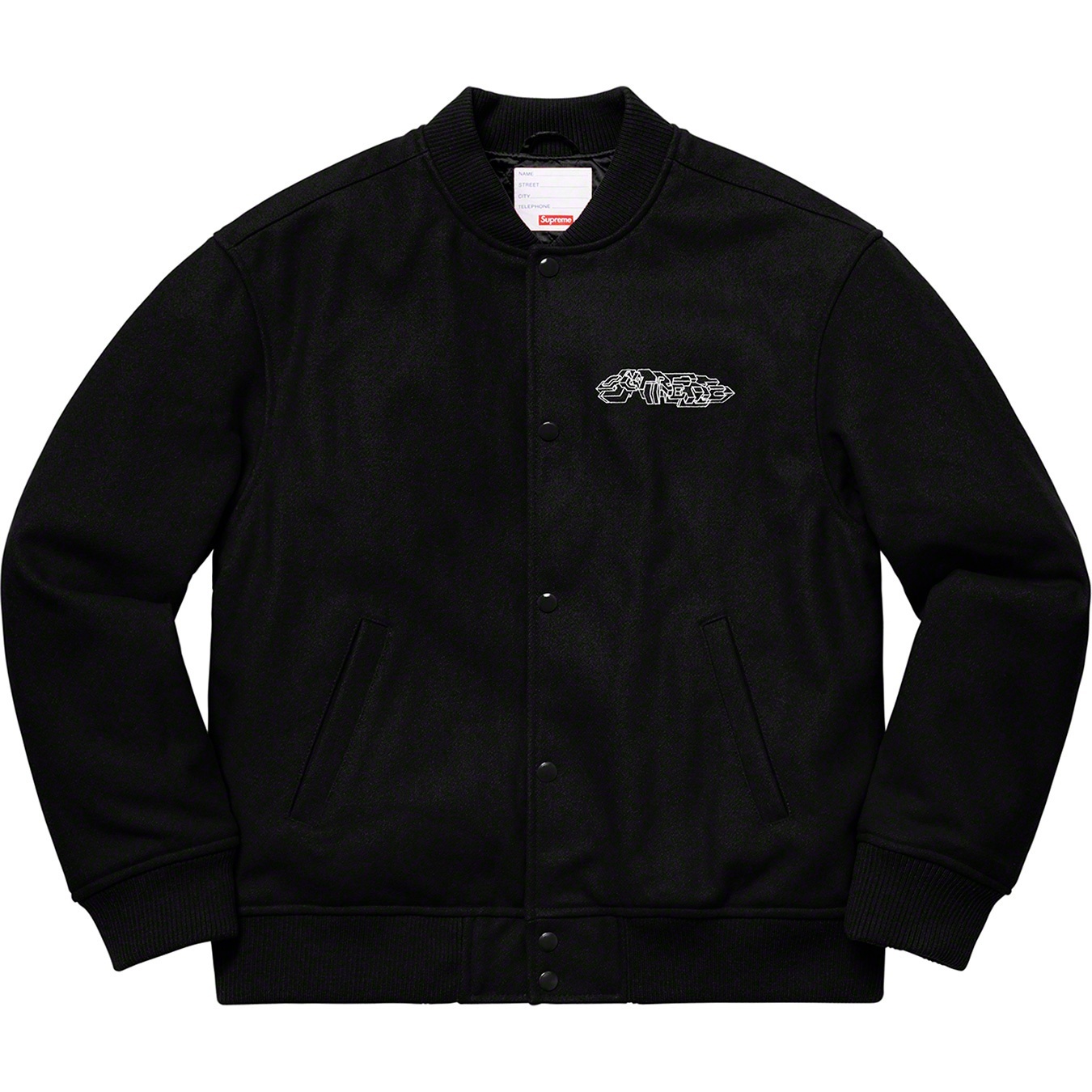 Delta Logo Varsity Jacket view 3